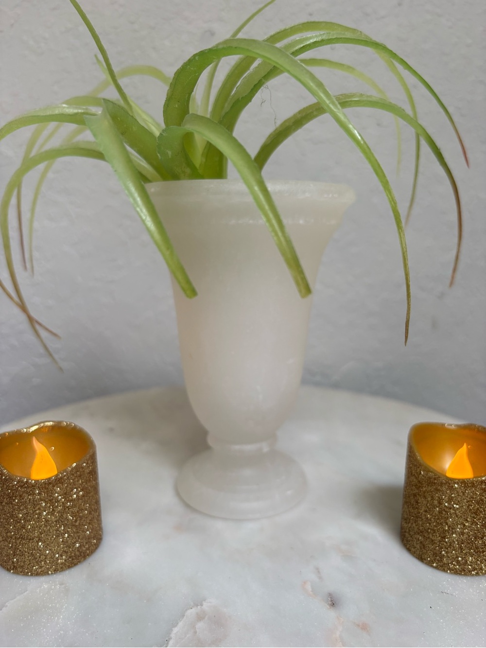 Vintage Alabaster Spanish Planter